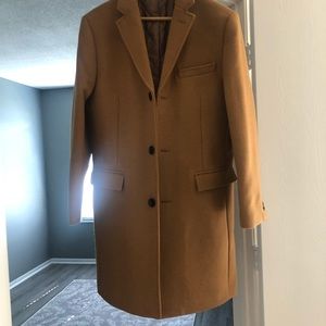 Camel J Crew Thompson wool blend coat. NWOT